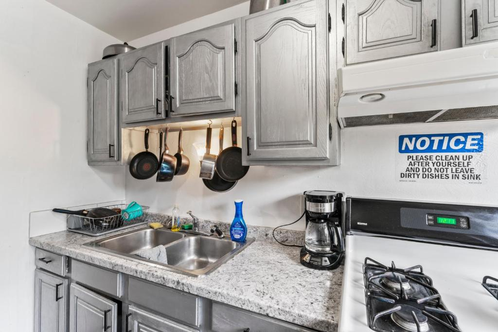 Shared kitchenette near the staircase, Compact But Cozy Too, Anchorage
